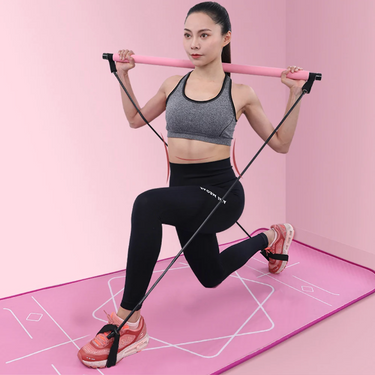 Portable Pilates Bar and Resistance Band